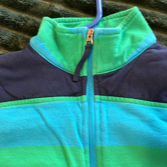 Le Tigre Blue and Green Striped Long Sleeve Small - Picture 4 of 8